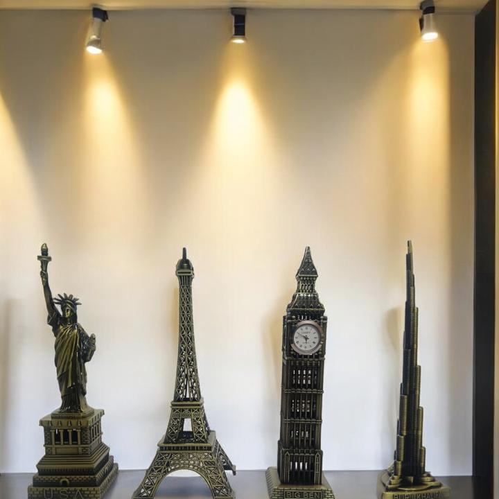 Stunning World Monument Miniature Models - Eiffel Tower, Big Ben, Burj Khalifa, Statue of Liberty